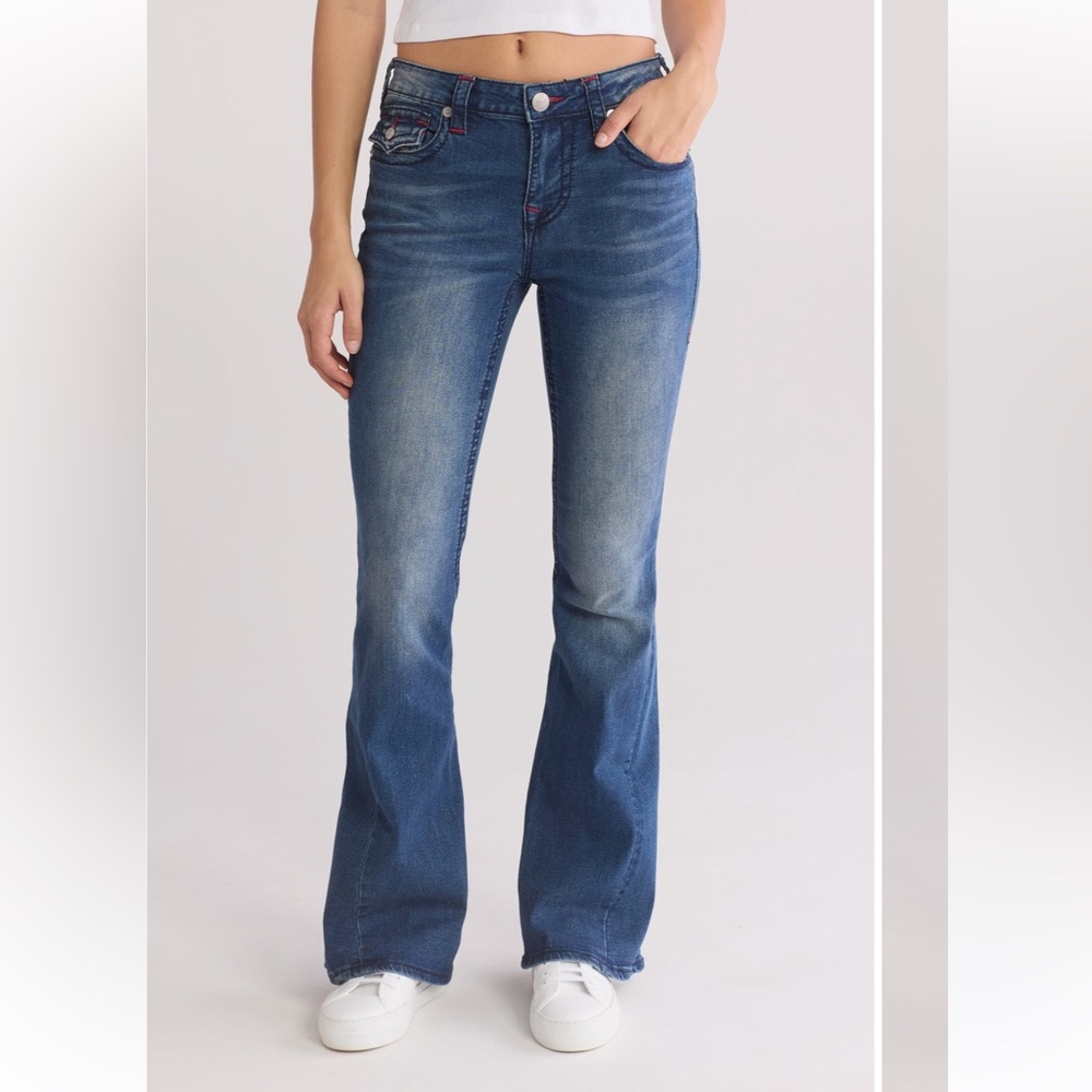 ⚡️NWT⚡️True Religion Joey Mid-Rise Flare Jeans